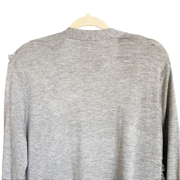 The Great Loop Knit Long Cardigan Sweater Small Grey - Picture 5 of 7